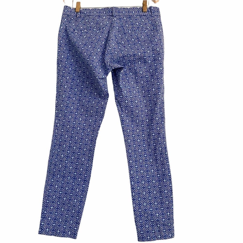 GAP Stretch Blue White Pattern Front Zipper Pocket - Picture 4 of 6